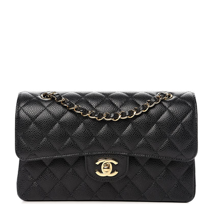Chanel Caviar Quilted Small Double Flap Black 1 of 12