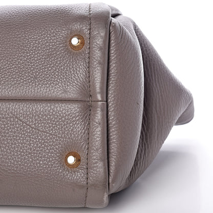 Lanvin Goatskin Trilogy Bowling Bag Mastic 15 of 18