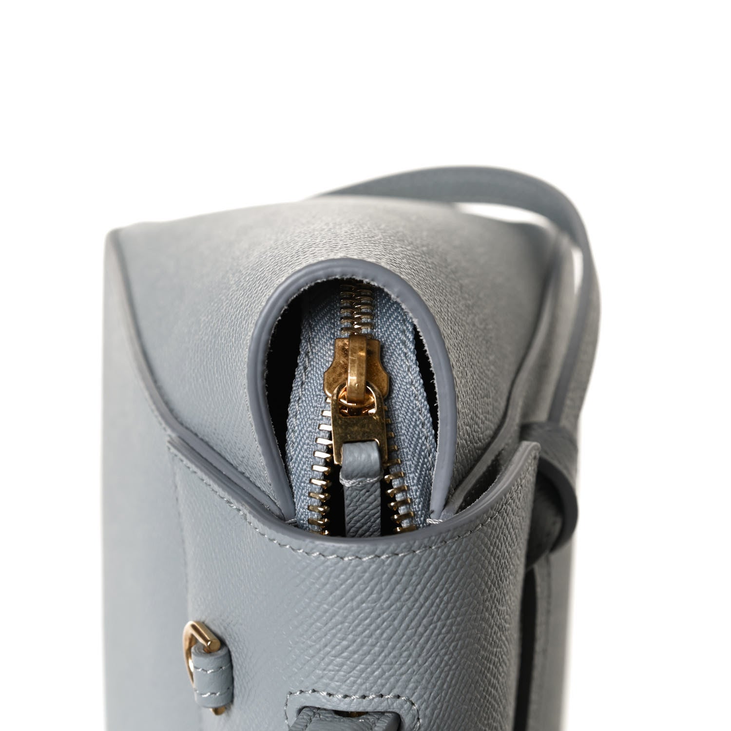 Celine Grained Calfskin Nano Belt Bag Mineral 11 of 11
