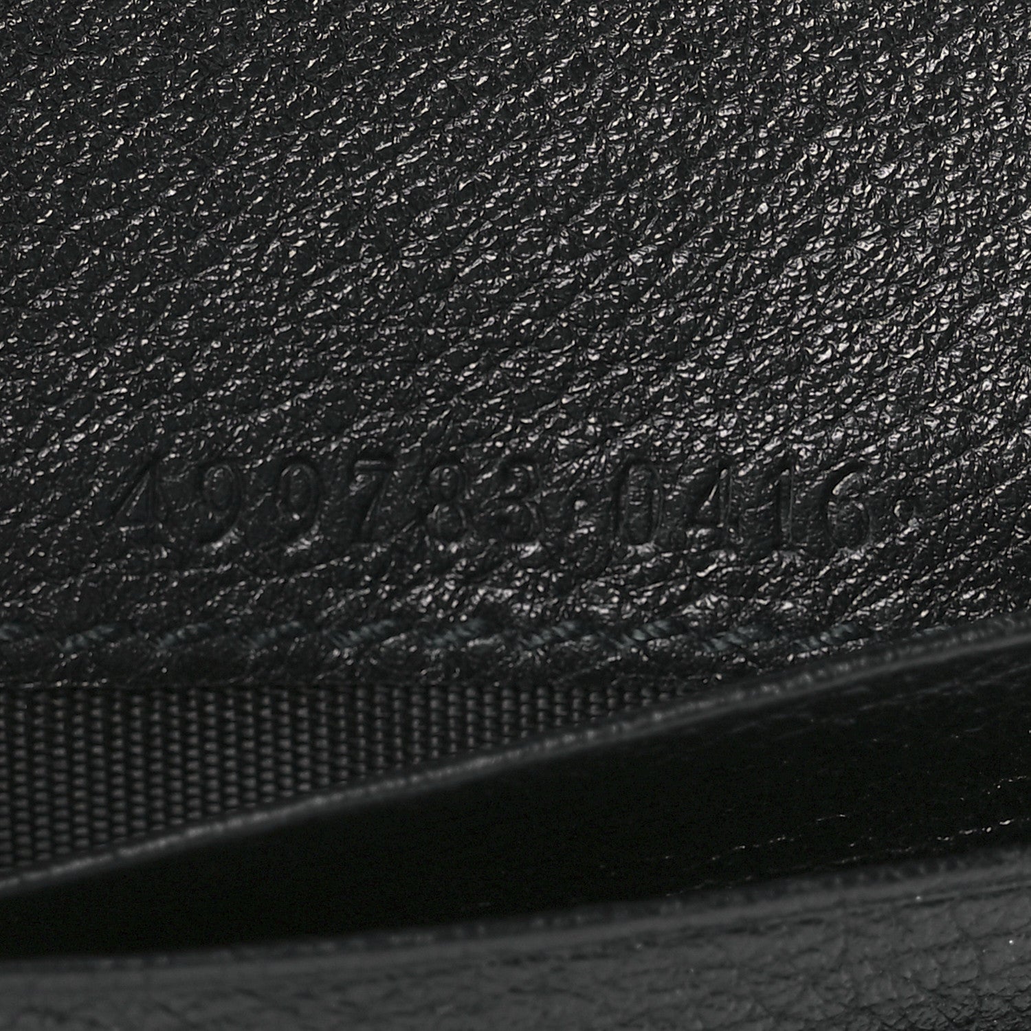 Gucci Calfskin Crystal Double G Card Case Black 7 of 11
