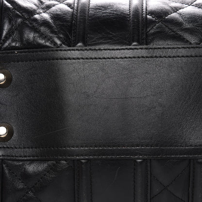 Burberry Calfskin Quilted Manor Satchel Black 12 of 18
