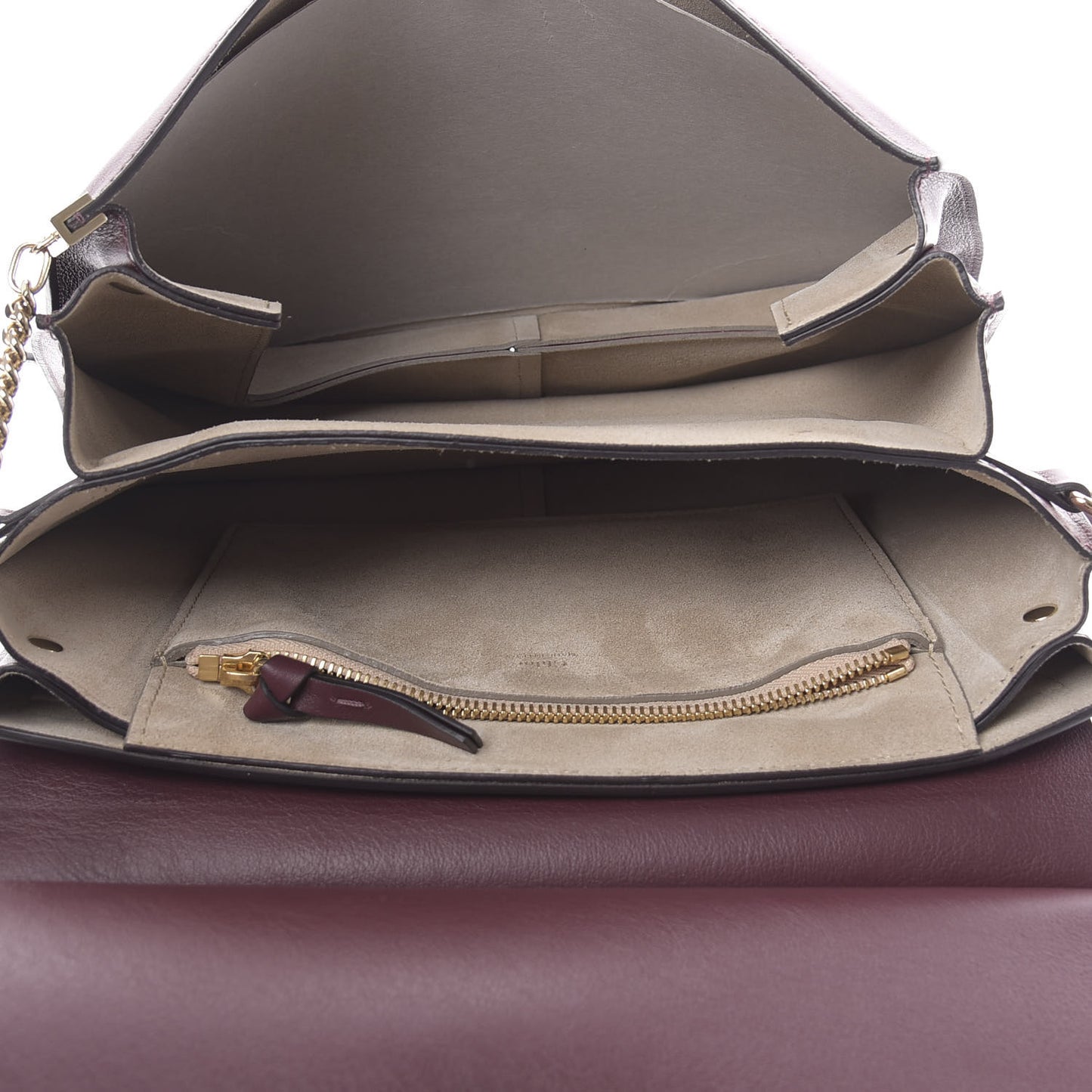 Calfskin Suede Medium Faye Shoulder Bag Intense Violine