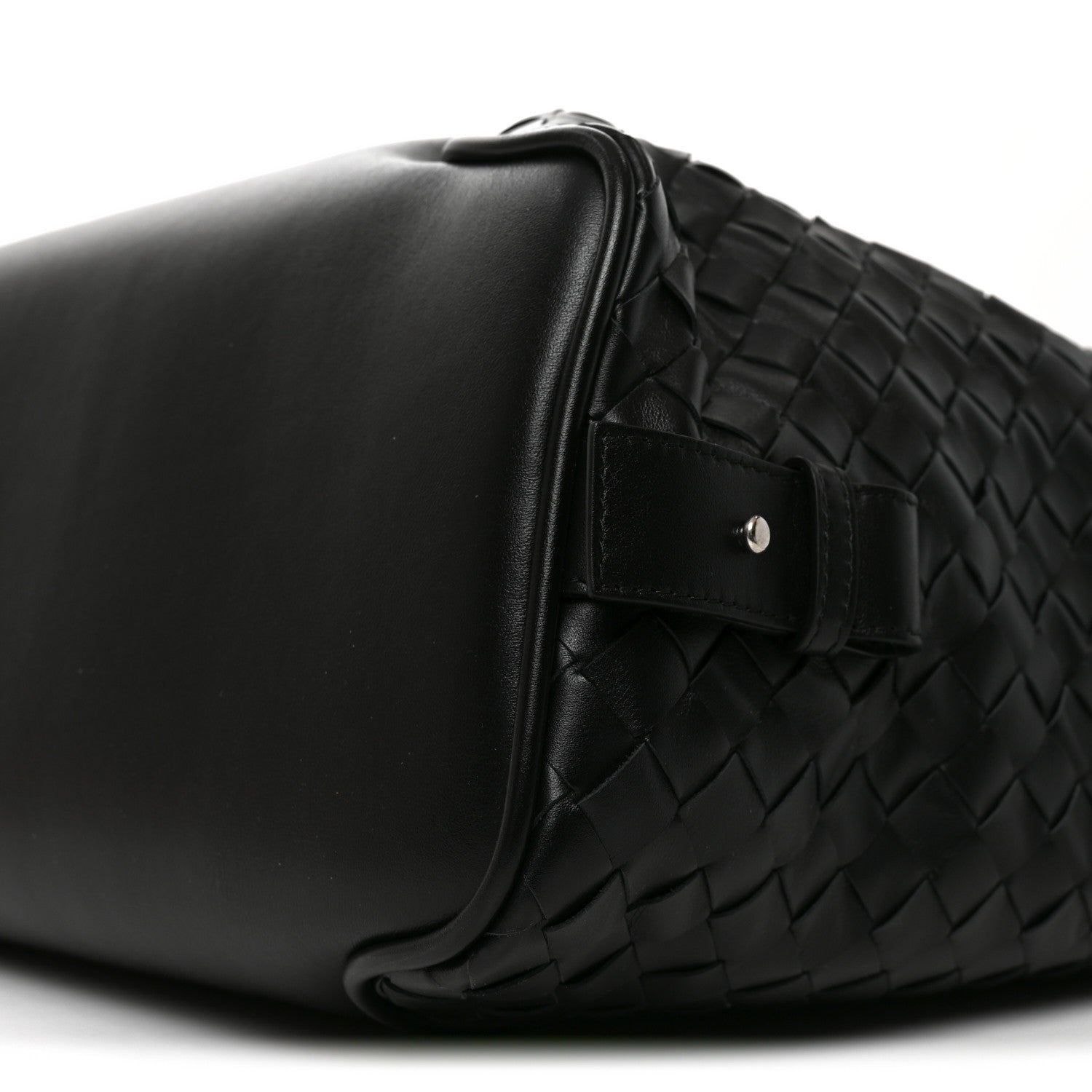 Bottega Veneta Nappa Intrecciato Helix Weekender Bag Black 11 of 11