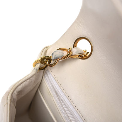 Chanel Lambskin Quilted Mini Square Flap White 11 of 12