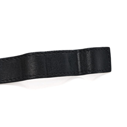 Chanel Lambskin Quilted Banane Waist Bag Fanny Pack Black 9 of 10