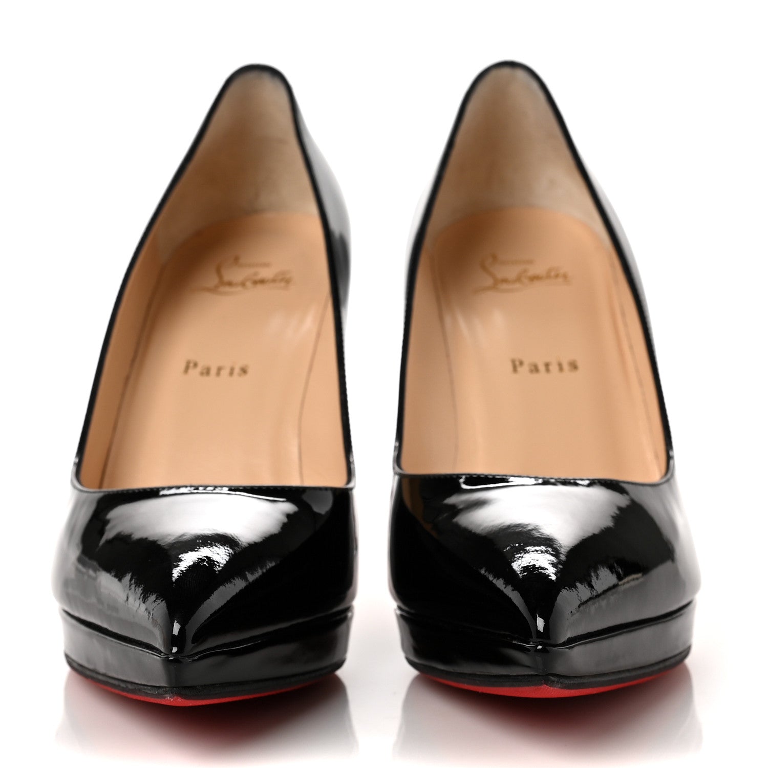 Christian Louboutin Patent Pigalle Plato 100 Pumps 40.5 Black 2 of 8