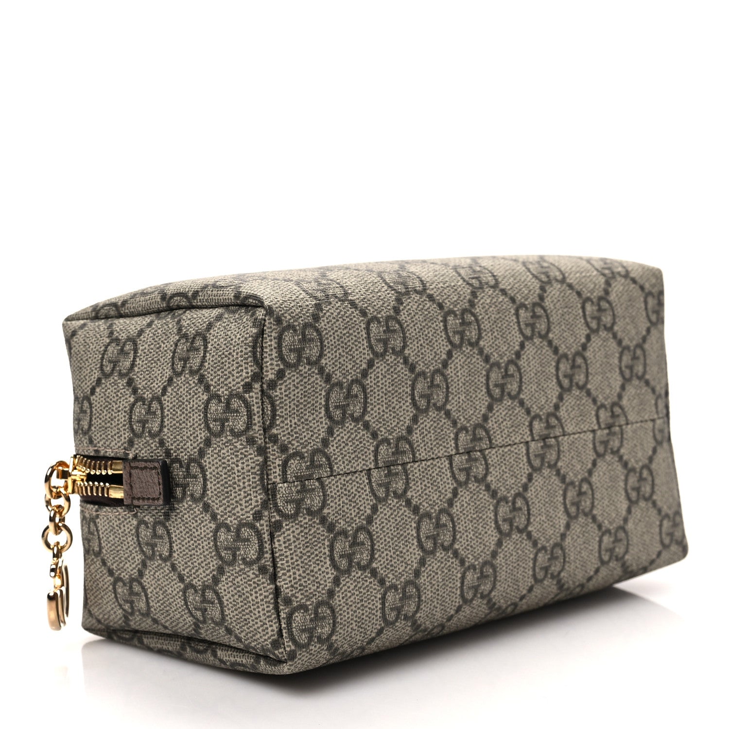 Gucci Soft GG Supreme Monogram Calfskin Medium Ophidia Cosmetic Case Beige Ebony New Acero 3 of 7