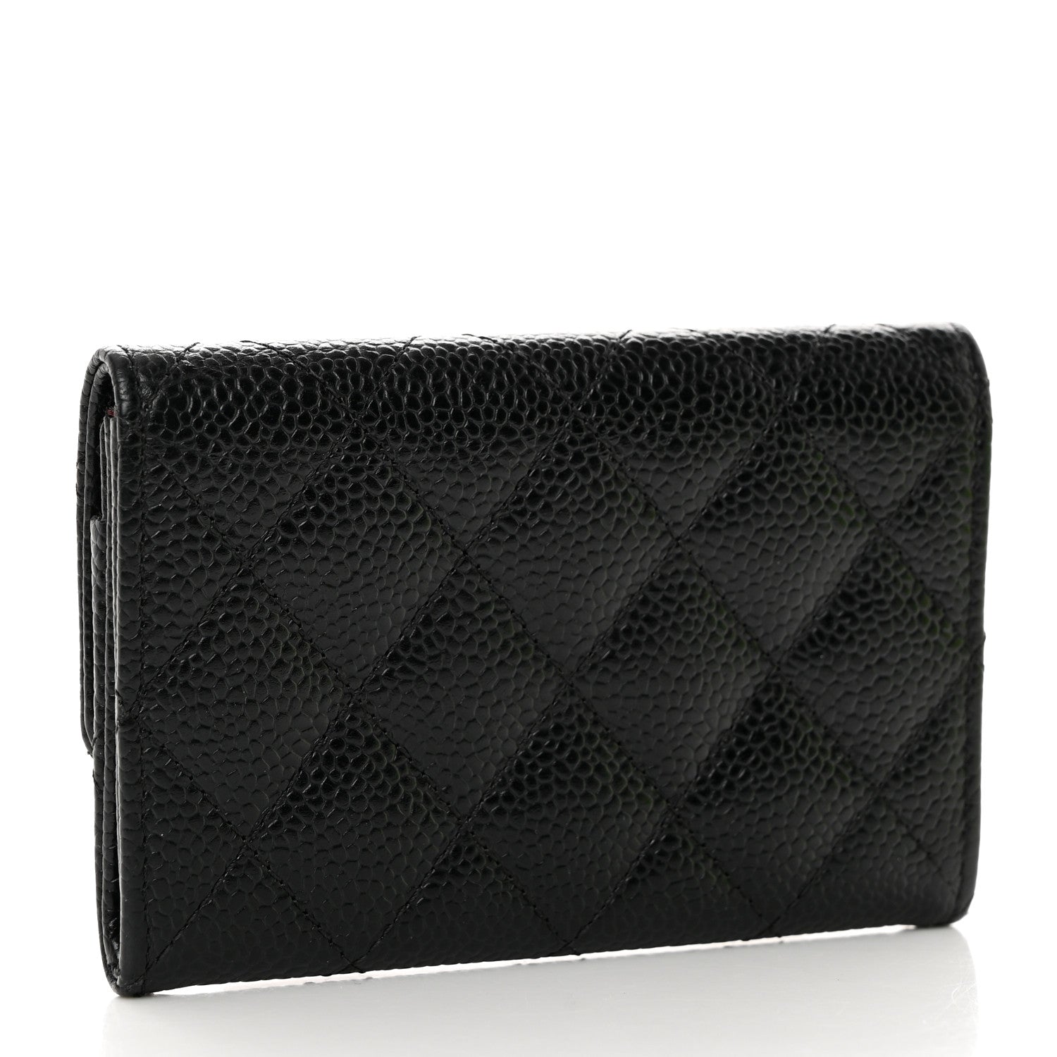 Chanel Caviar Quilted Flap Card Holder Black 3 of 8