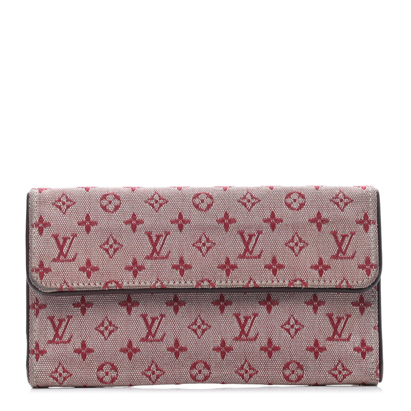Mini Monogram Porte Tresor International Wallet Cherry