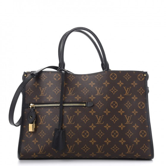 Louis Vuitton Monogram Popincourt MM Black 1 of 7