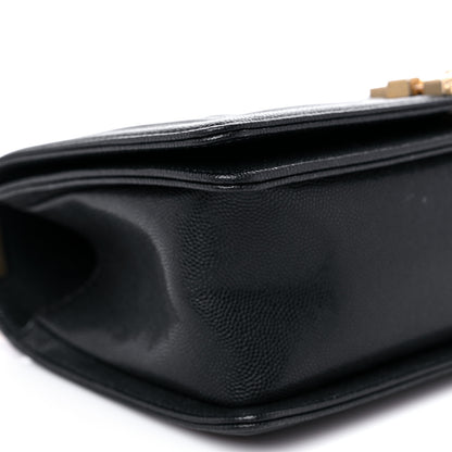 Chanel Caviar Quilted Medium Boy Flap Black 7 of 10