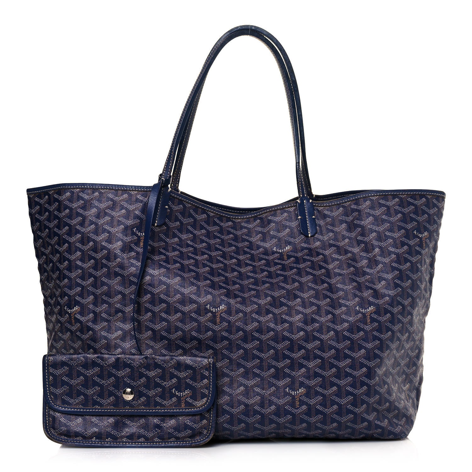 Goyard Goyardine Saint Louis GM Navy 1 of 9