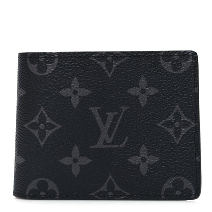 Louis Vuitton Monogram Eclipse Slender Wallet 1 of 8