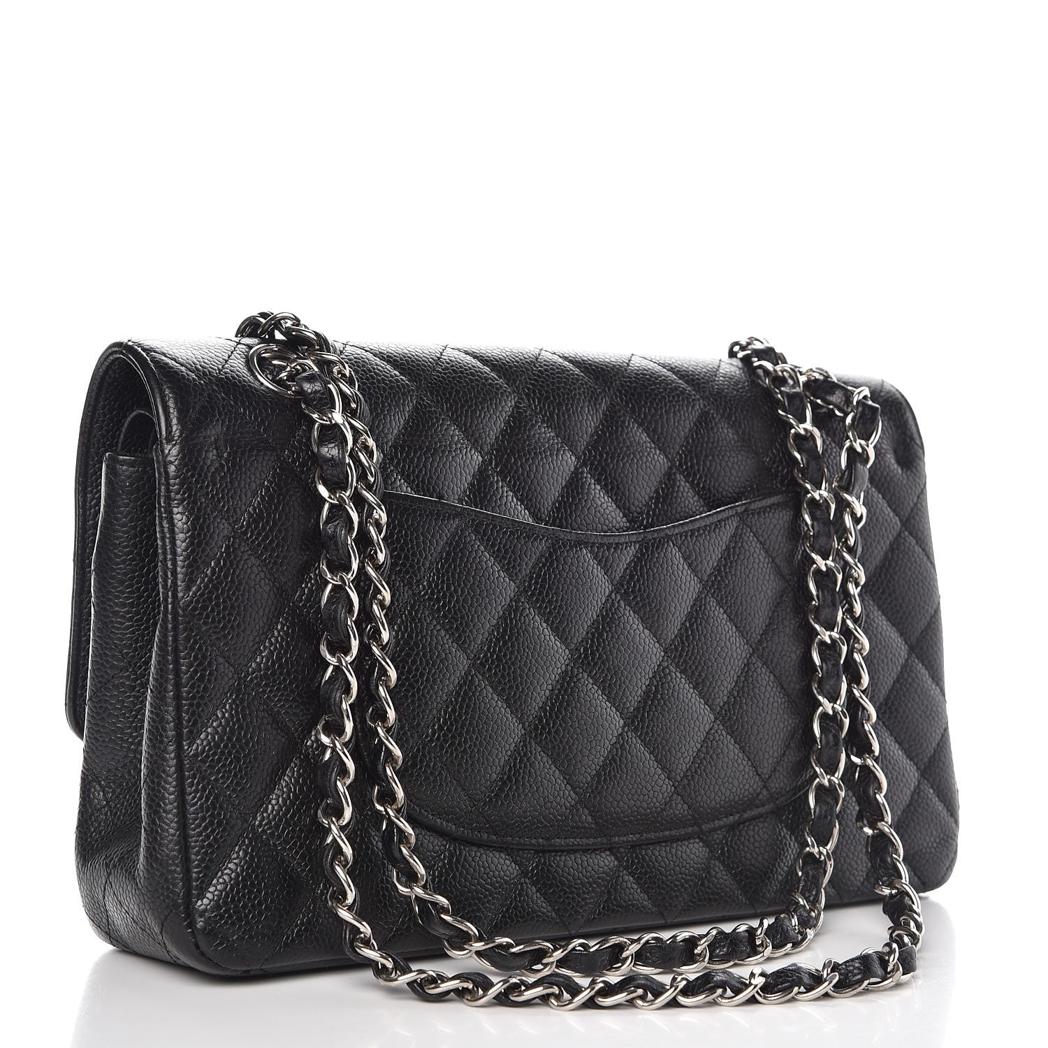 Chanel Caviar Quilted Medium Double Flap Black 4 of 10