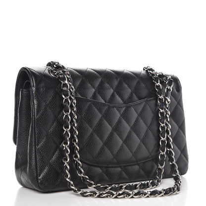 Chanel Caviar Quilted Medium Double Flap Black 4 of 10