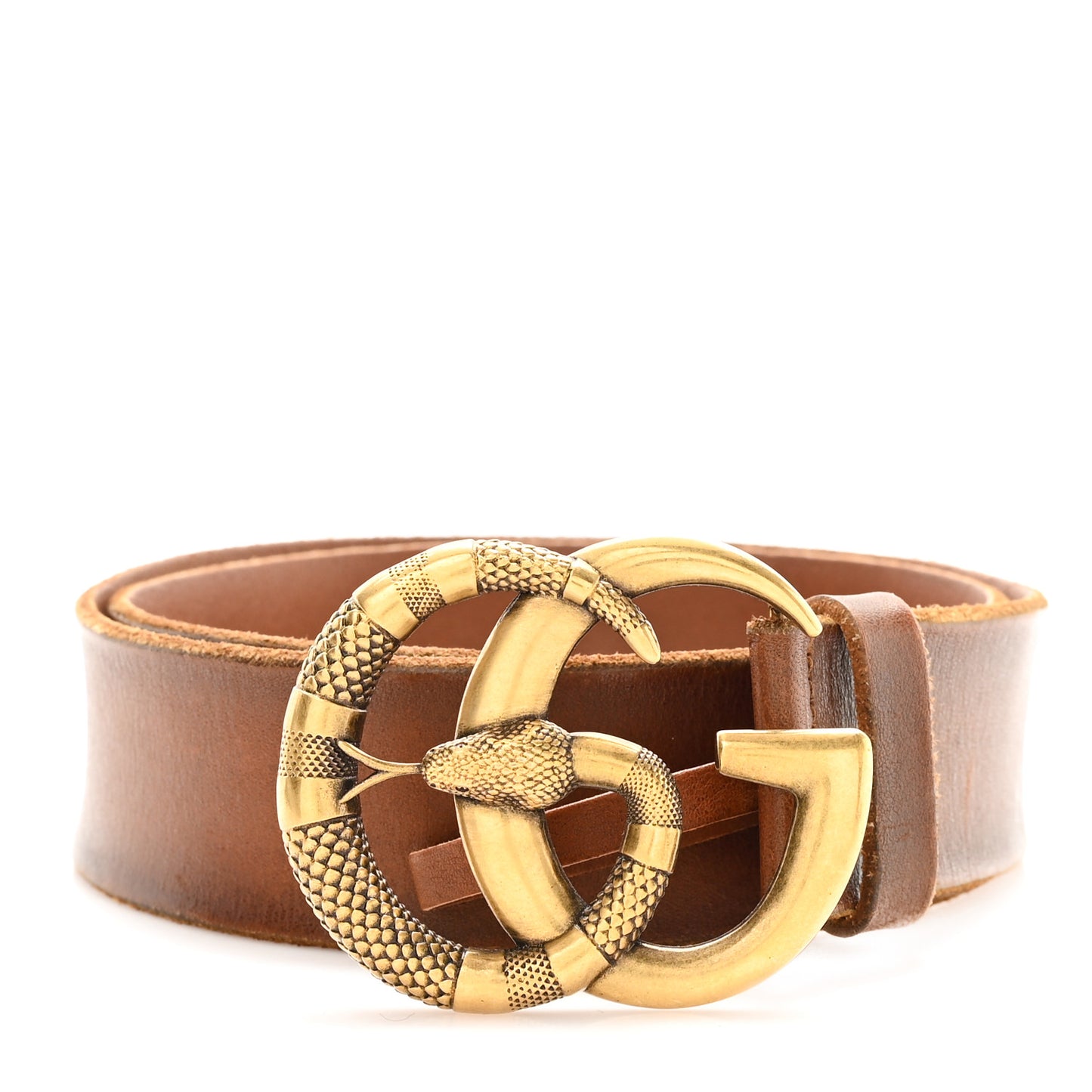 Faded Calfskin Snake Double G 40mm Belt 70 28 Cuir