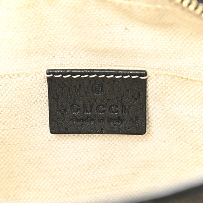 Gucci Jacquard Black Denim GG Monogram Textured Dollar Calfskin Mini Ophidia Shoulder Bag Black Ivory 6 of 10