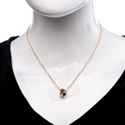 Bulgari 18K Rose Gold Amethyst Pink Tourmaline BVLGARI BVLGARI Pendant Necklace 2 of 9