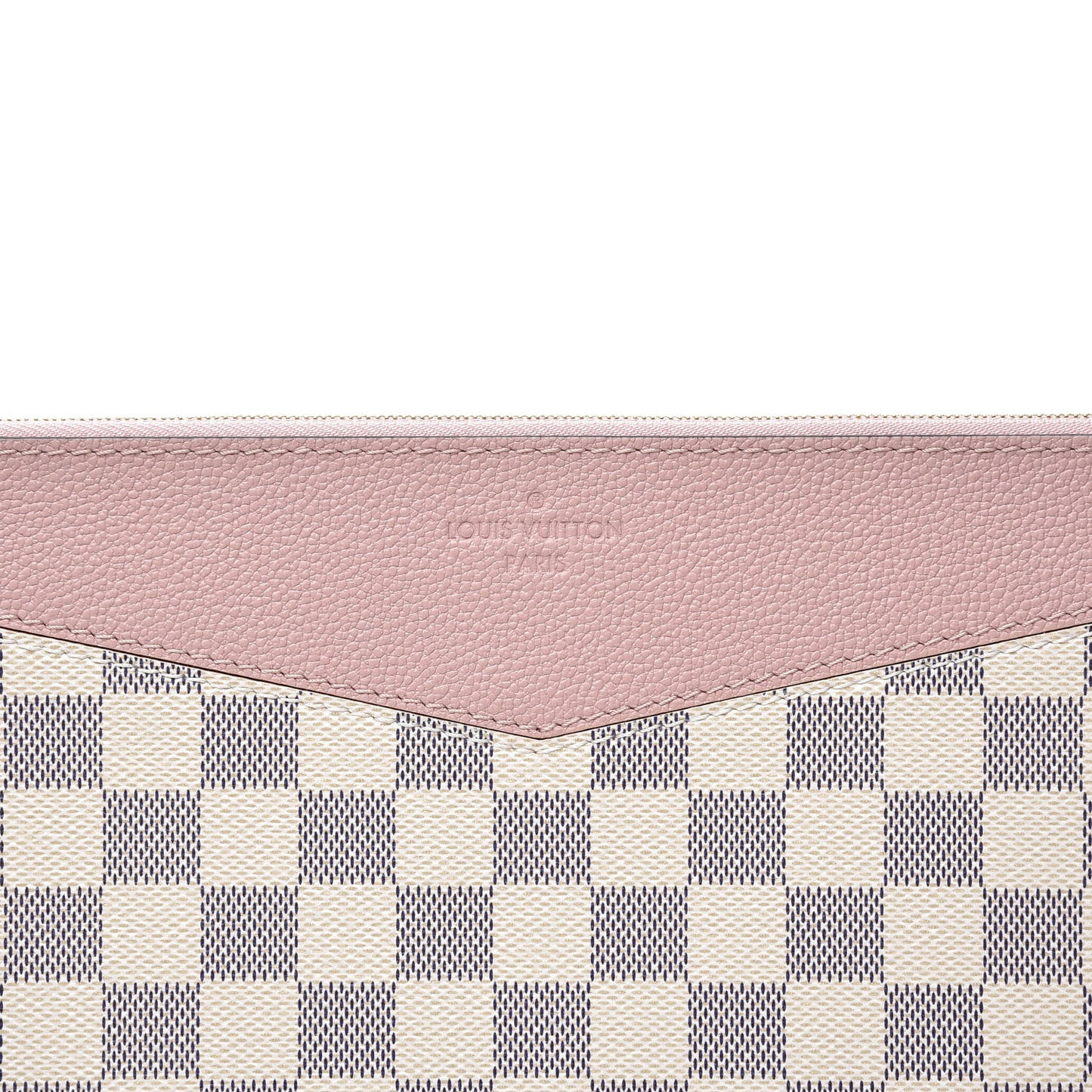 Damier Azur Daily Pouch Rose Poudre