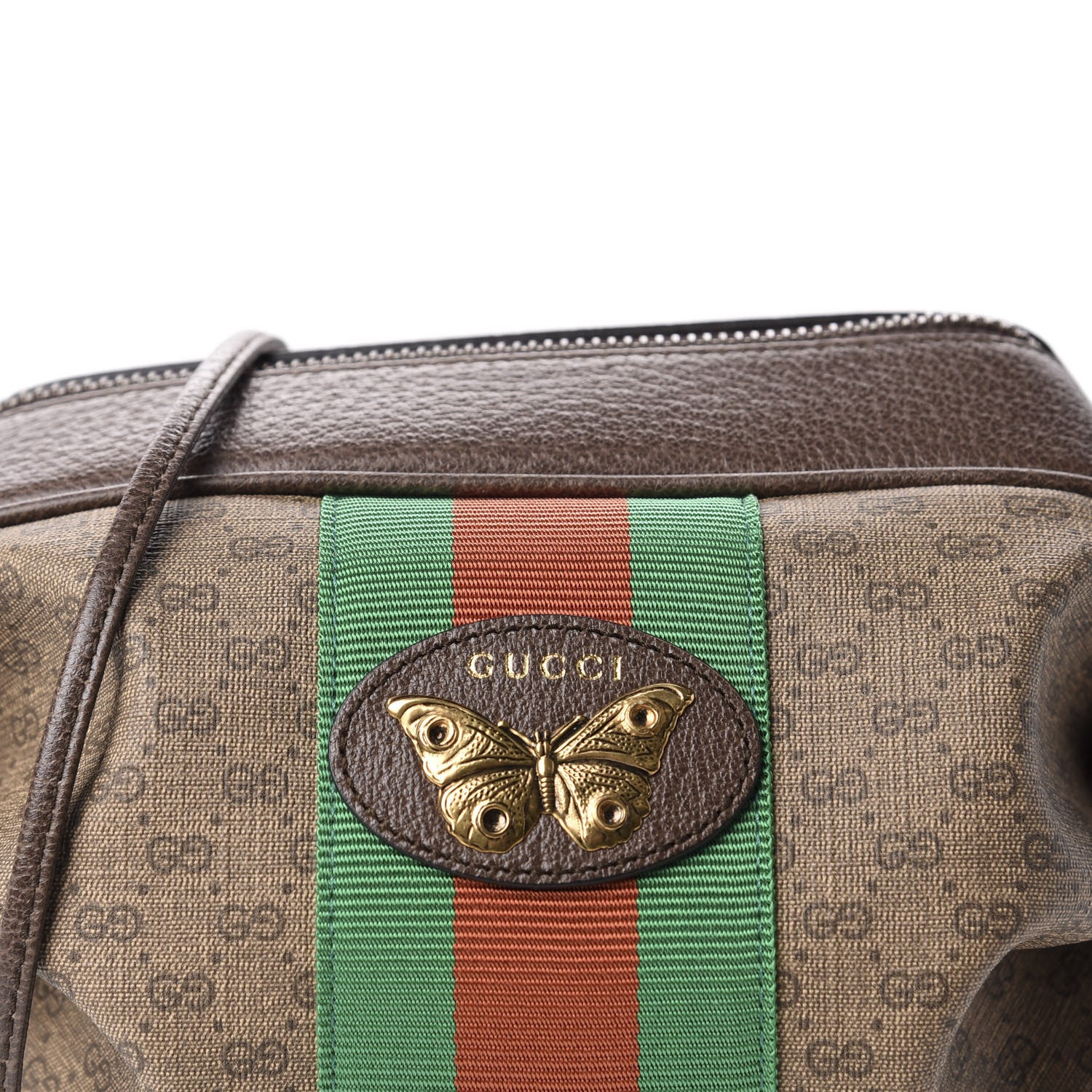 Gucci Mini Vintage GG Supreme Monogram Web Butterfly New Candy Crossbody Beige New Acero 10 of 10