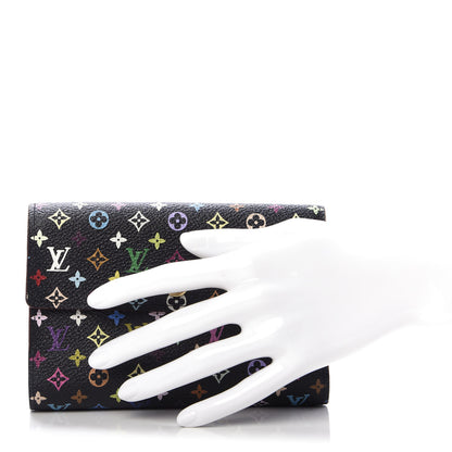 Louis Vuitton Monogram Multicolor Alexandra Wallet Black 2 of 11