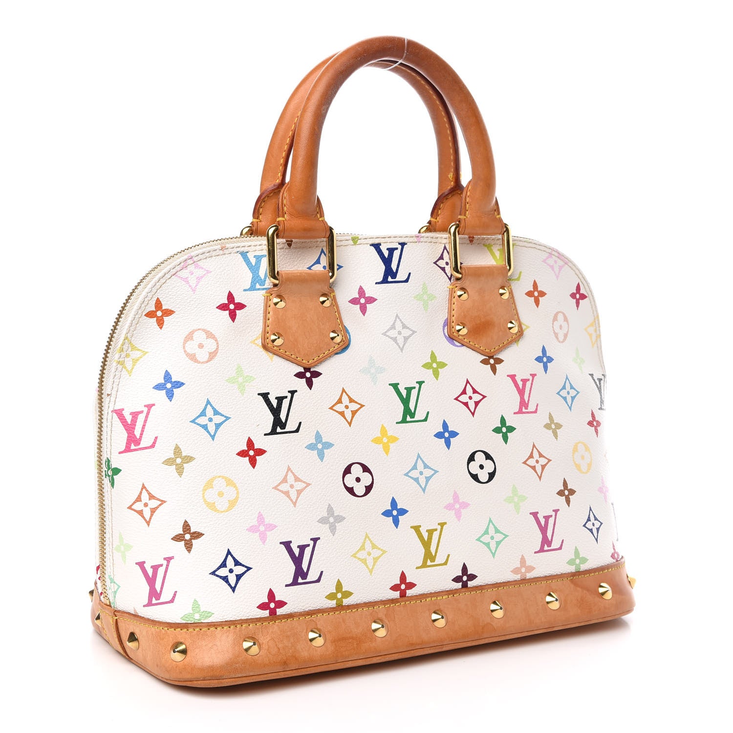 Louis Vuitton Monogram Multicolor Alma White 3 of 14