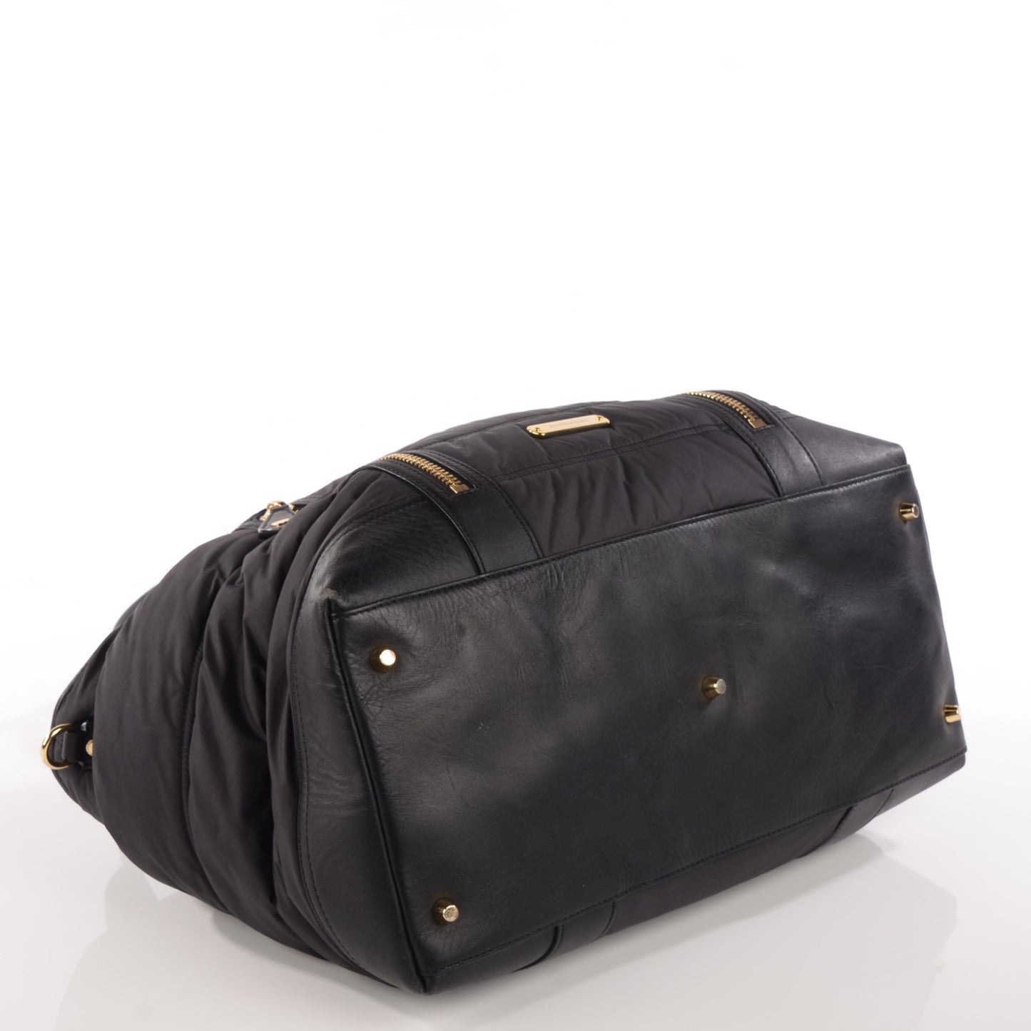 Nylon Large Olympia Diaper Bag Black