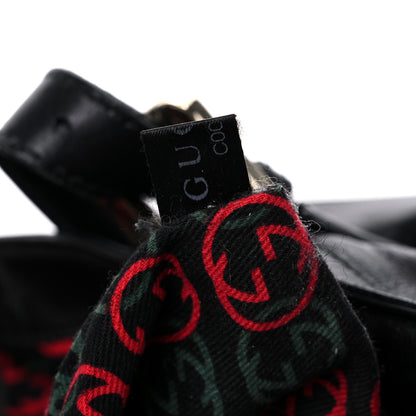 Gucci Calfskin Large Britt Shoulder Bag Black 8 of 20