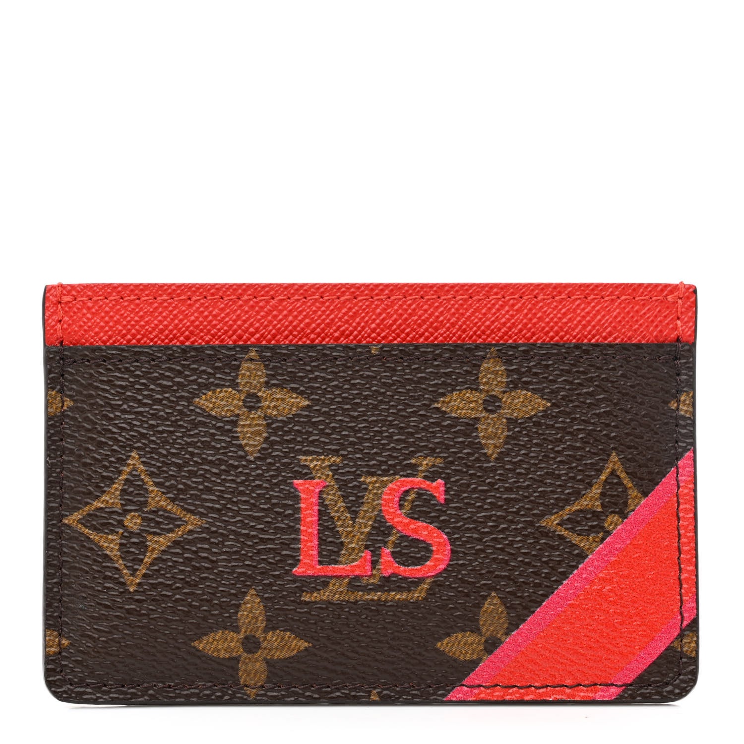 Louis Vuitton Monogram My LV Heritage Card Holder Rouge Fuchsia 1 of 7