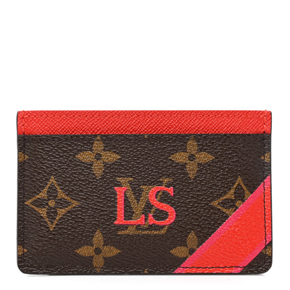 Louis Vuitton Monogram My LV Heritage Card Holder Rouge Fuchsia 1 of 7