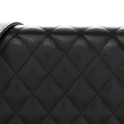 Chanel Caviar Quilted Boy Wallet On Chain WOC Black 9 of 13