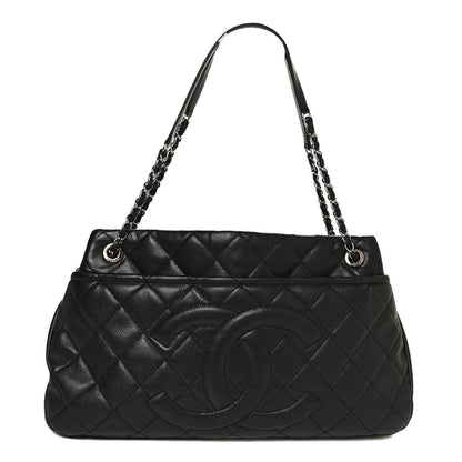 Chanel Caviar Quilted CC Timeless Soft Tote Black 1 of 11