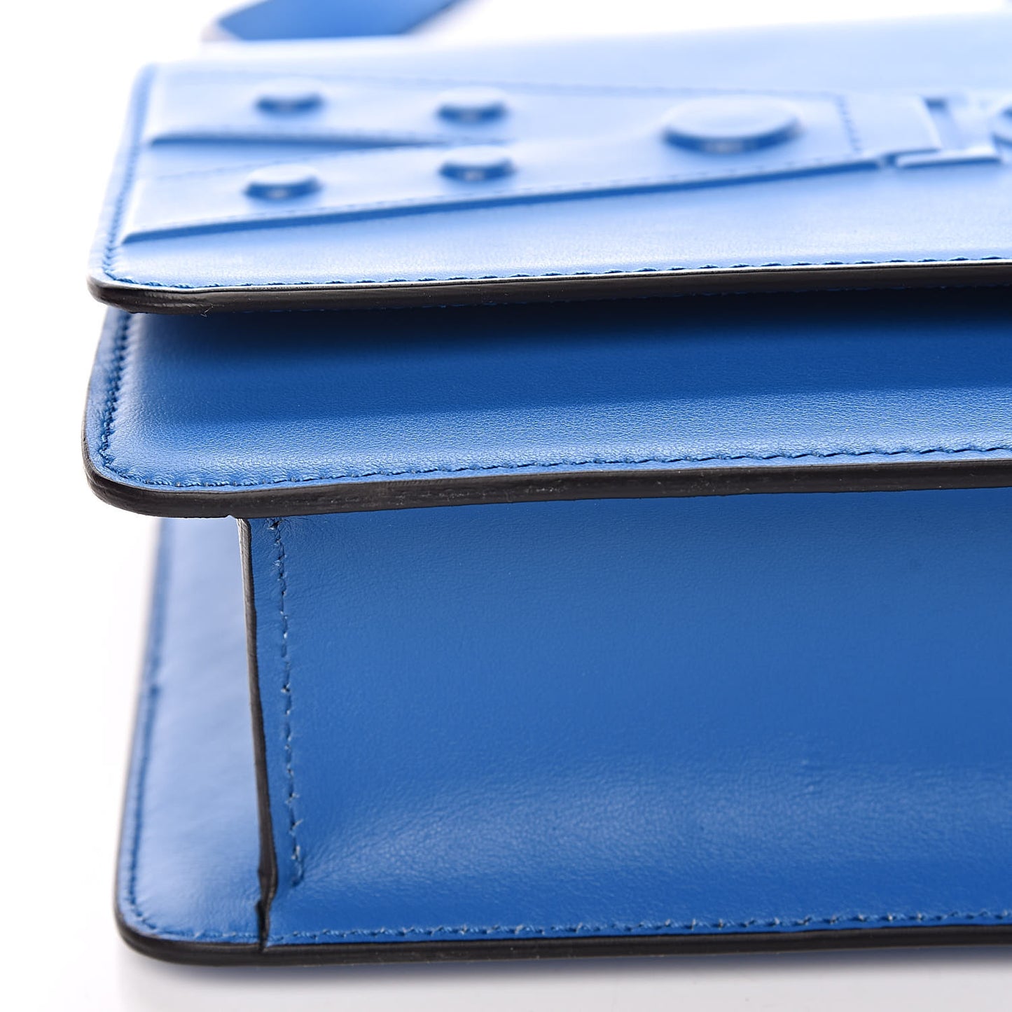Supple Calfskin Tribute X Shoulder Bag Blue