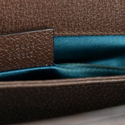 Gucci GG Supreme Monogram Web Small Ophidia Chain Shoulder Bag Brown 7 of 13