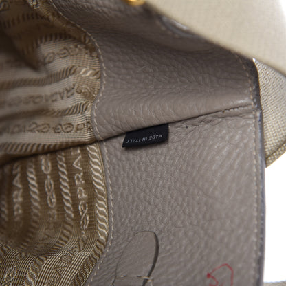 Prada Vitello Daino Tote Argilla 9 of 12