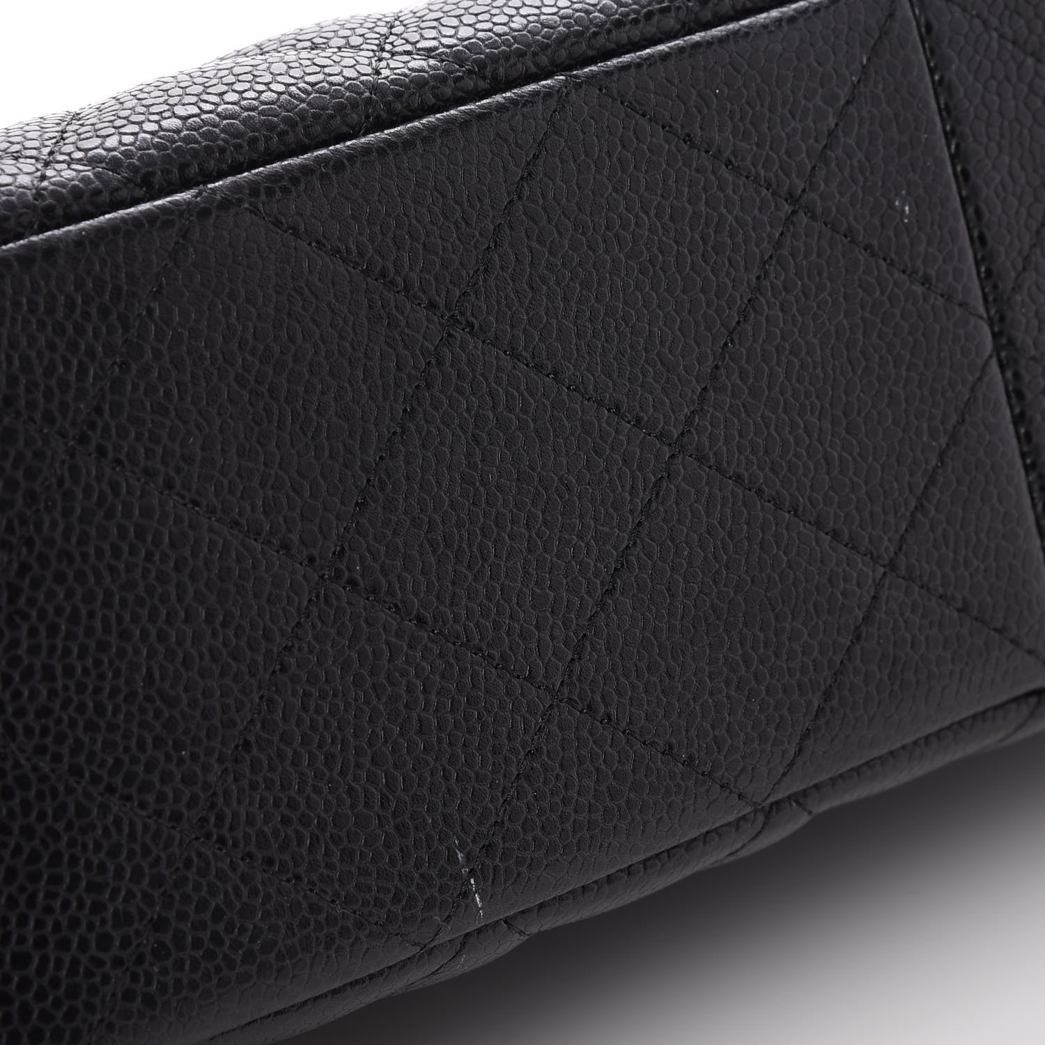 Chanel Caviar Quilted Jumbo Single Flap Black 10 of 15