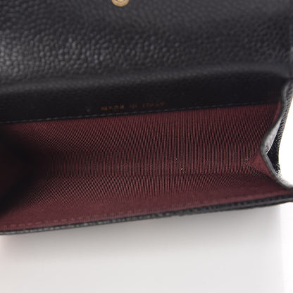 Chanel Caviar Quilted Flap Card Holder Black 5 of 9