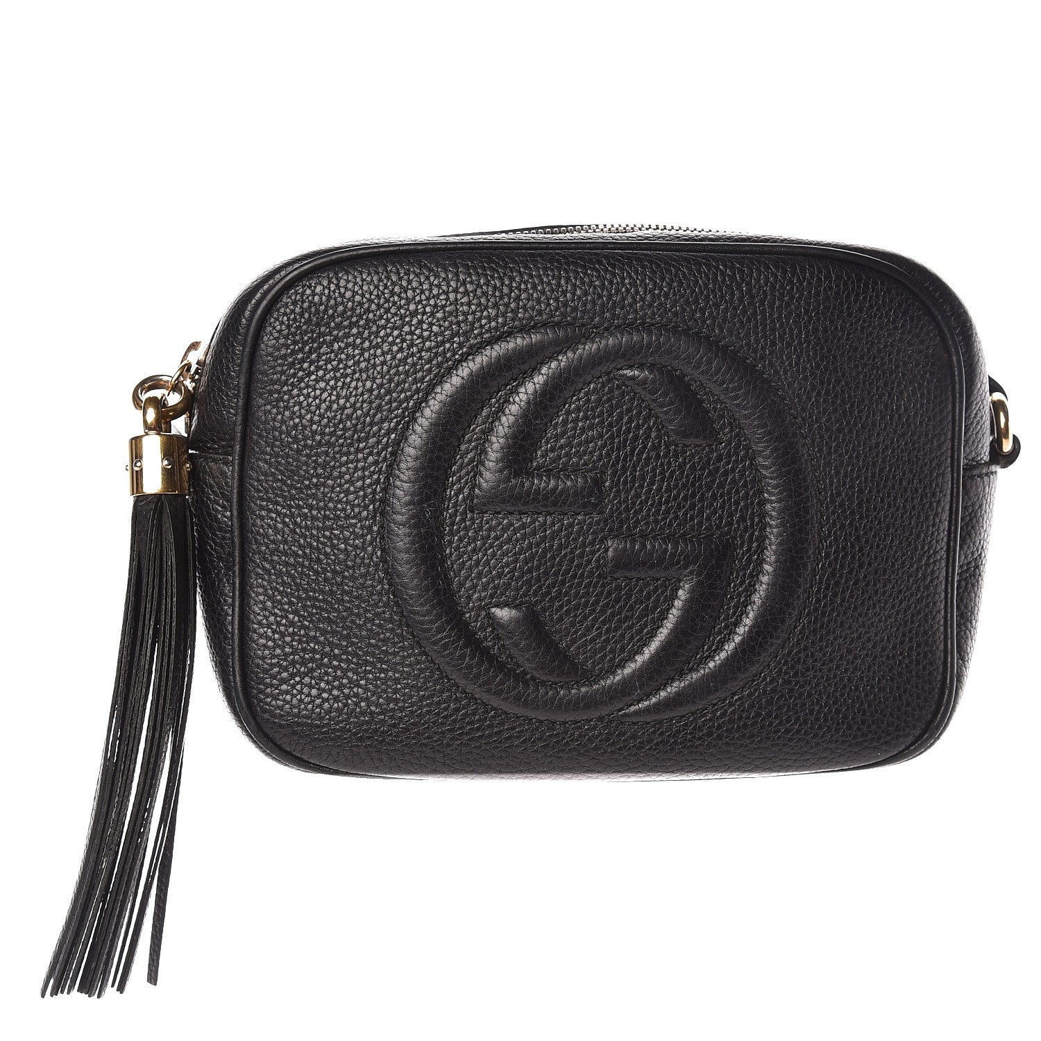 Gucci Pebbled Calfskin Small Soho Disco Bag Black 1 of 16