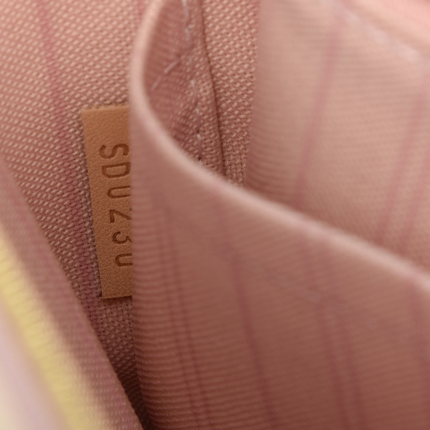 Louis Vuitton Damier Azur Neverfull MM GM Pochette Rose Ballerine 7 of 7