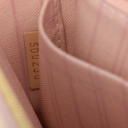 Louis Vuitton Damier Azur Neverfull MM GM Pochette Rose Ballerine 7 of 7