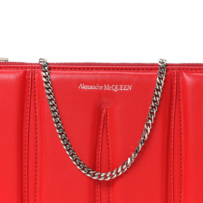 Alexander McQueen Calfskin Slash Pouch Welsh Red 7 of 9