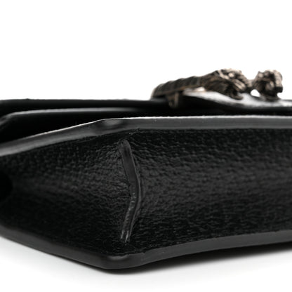 Gucci Jacquard Black Denim GG Monogram Super Mini Dionysus Shoulder Bag Black Ivory 8 of 10