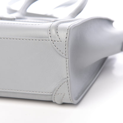 Celine Smooth Calfskin Nano Luggage Sky 9 of 14