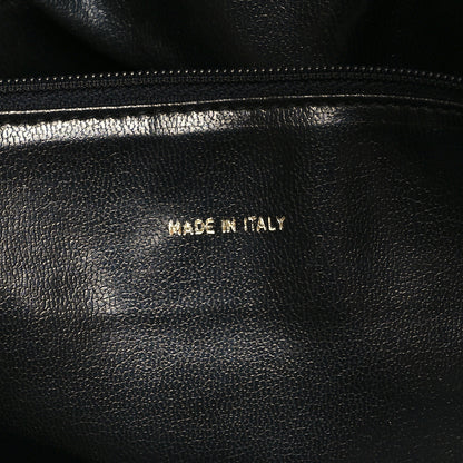 Chanel Calfskin Stitched XL Weekender Black 10 of 17