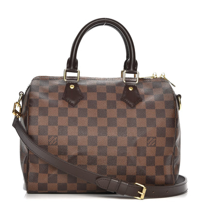 Louis Vuitton Damier Ebene Speedy Bandouliere 25 1 of 10