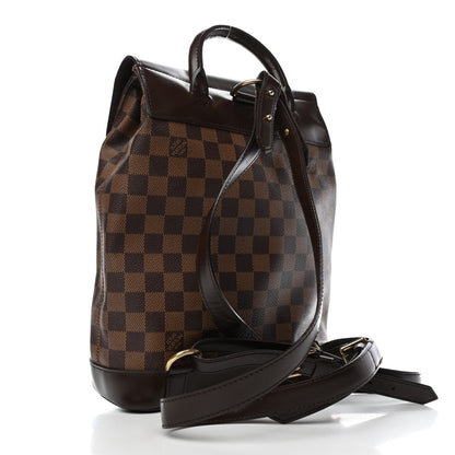 Louis Vuitton Damier Ebene Soho Backpack 2 of 4