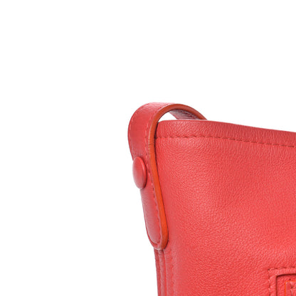 Delvaux Taurillon Mini Pin Bucket Coral 11 of 11