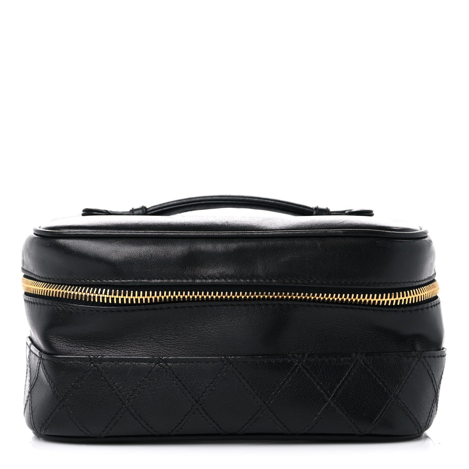Chanel Lambskin Vanity Cosmetic Case Black 1 of 16