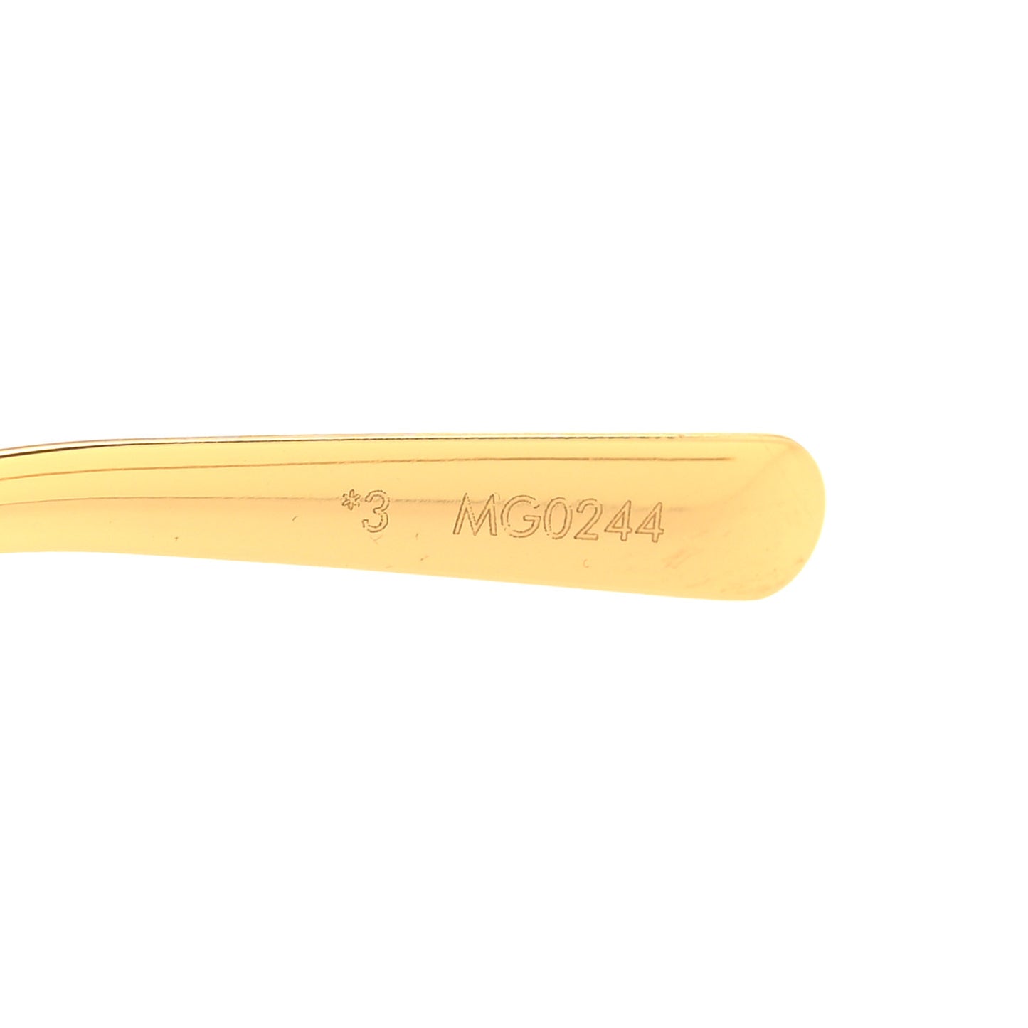 Metal LV Golden Mask Sunglasses Z1717U Gold