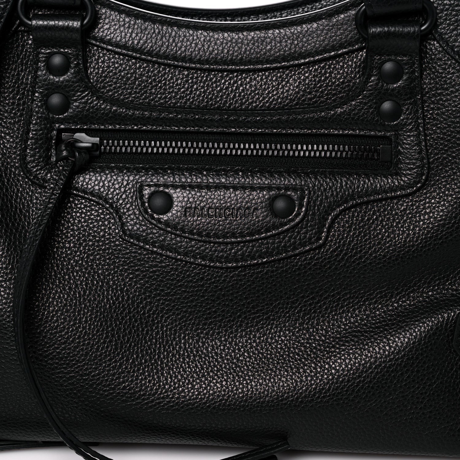 Balenciaga Grained Calfskin Neo Classic Black Hardware S City Black 8 of 14